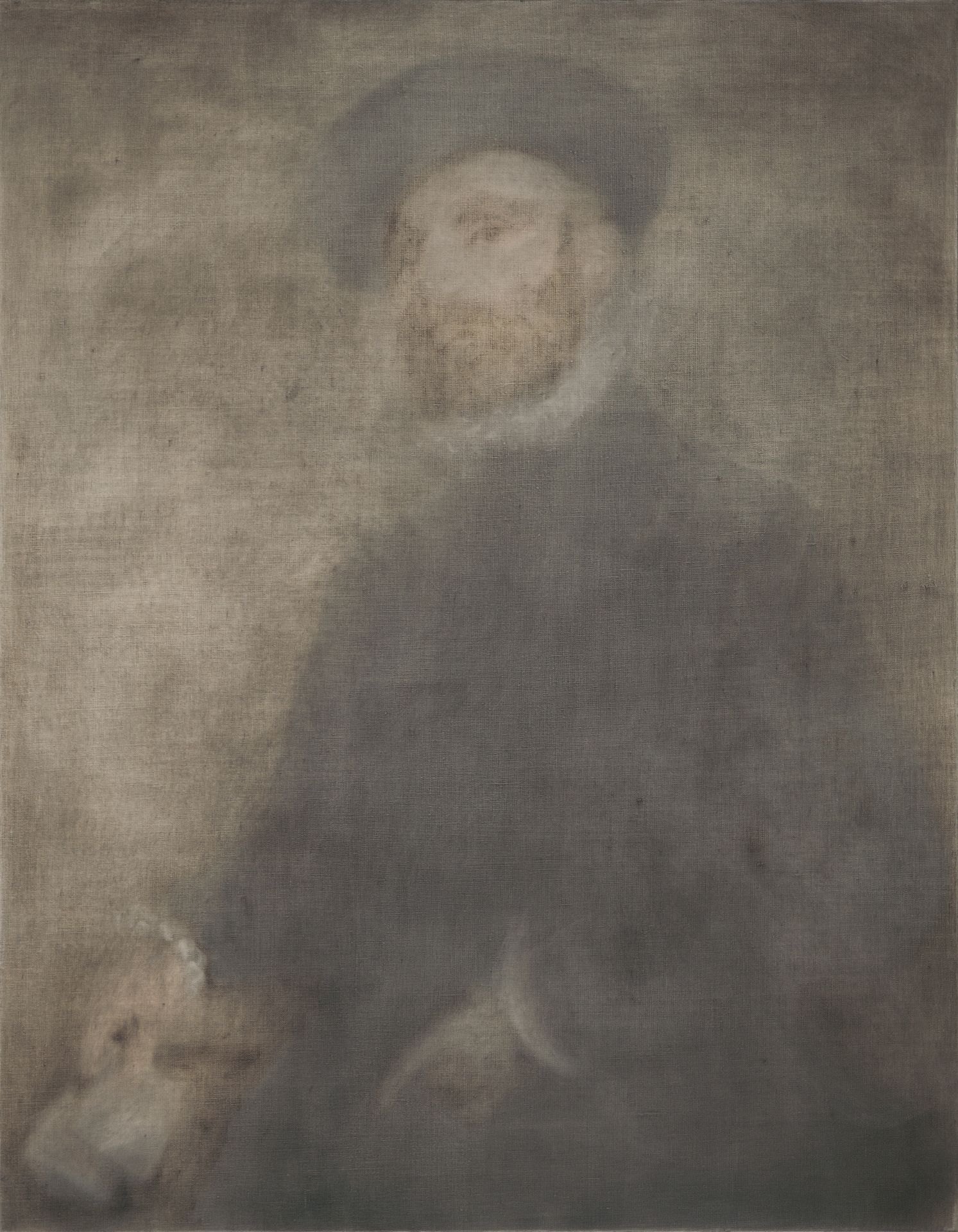 Portret mężczyzny trzymającego list